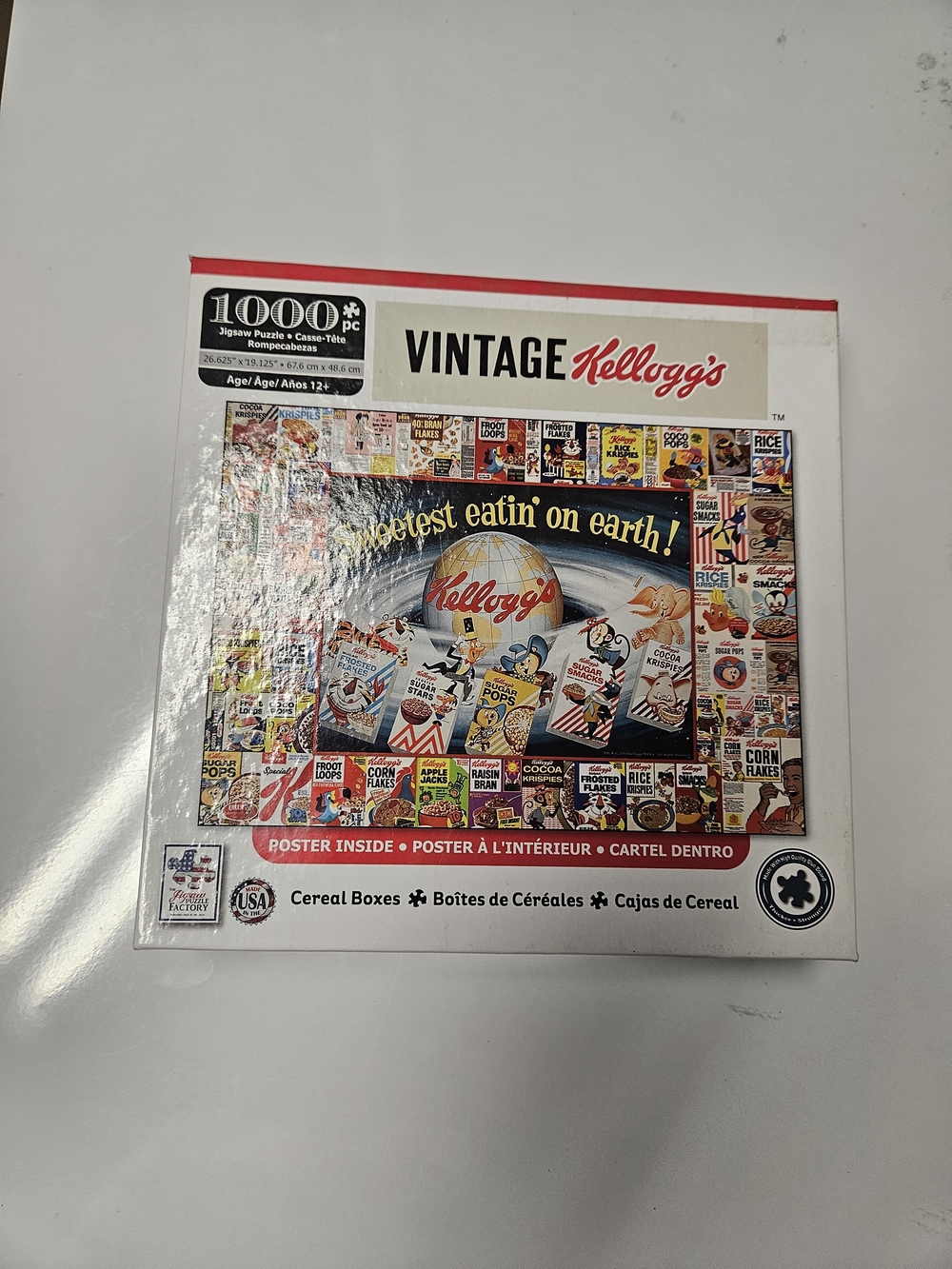Vintage Cereal Boxes 1000-Piece Jigsaw Puzzle